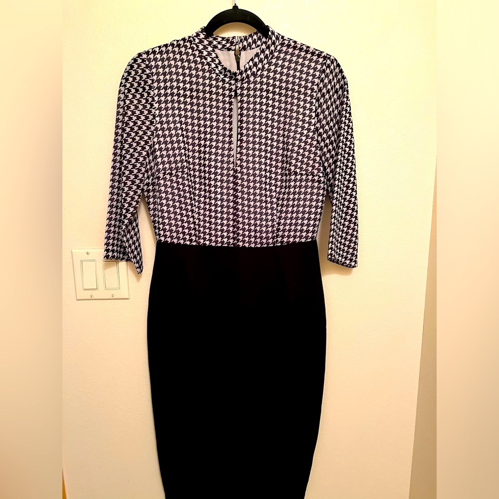 Houndstooth dress